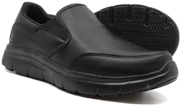 Factory Shoe Online  Buy Shoes Online Canada - Skechers Flex Advantage SR  Bronwood Wide Black