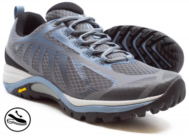 Factory Shoe Online Women Athletic Merrell Siren Edge 3 Wide Rock Bluestone Wp