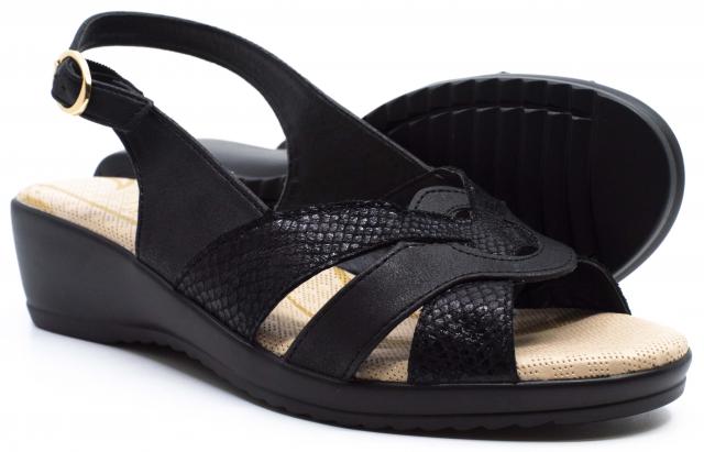 Factory Shoe Online : > Sandals - Italian Comfort S9131 Reg Black