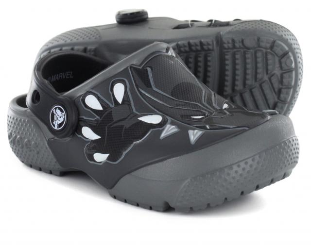 black panther crocs