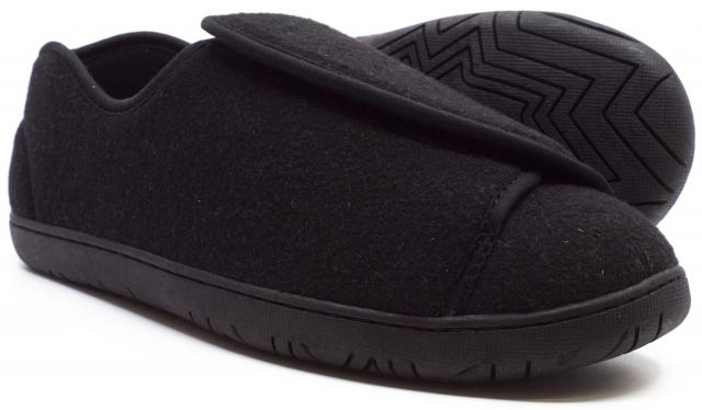 Begge Flourish Derved Factory Shoe Online : Mens > Slippers - Foamtreads Doctor 2 Black