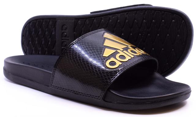 Kro Intens Få kontrol Factory Shoe Online : Women > Sandals - Adidas Adilette Comfort Black Gold