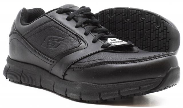 Factory Shoe Online : Mens > Slip-Resistant - Nampa Lace Black (Mens)