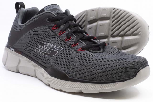 Derivación Muscular oscuro Factory Shoe Online : Mens > Athletic - Skechers Equalizer 3.0 Charcoal  Black