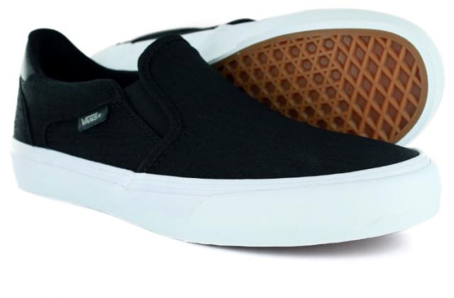 vans asher deluxe black