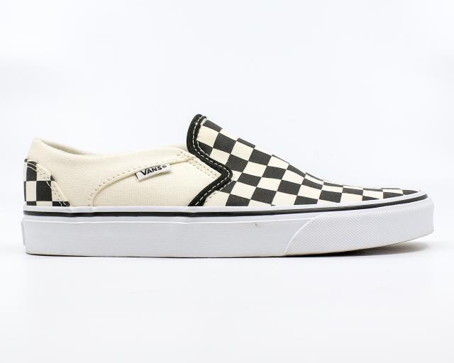 Vans - Asher Checker Black White(Off White) 