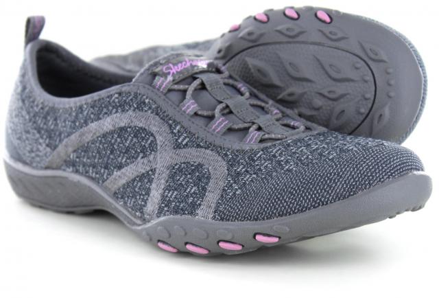 skechers fortune knit charcoal