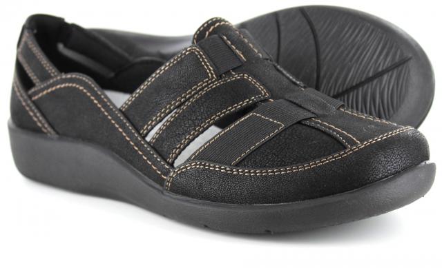 clarks sillian stork black